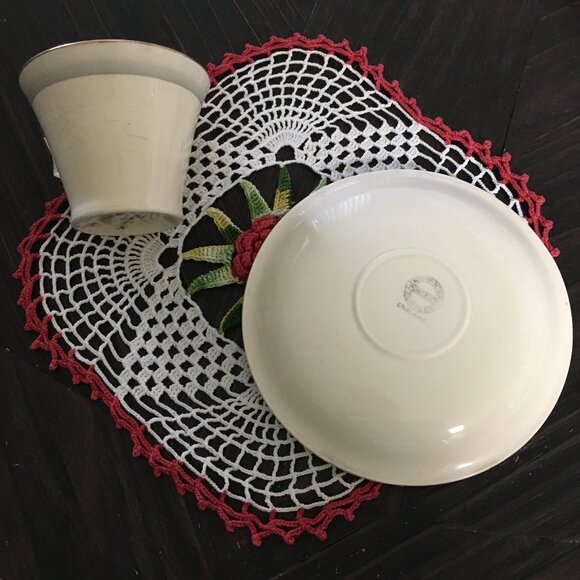 W R Midwinter Art Deco Porcelain Teacup & Saucer - Picture 6 of 12